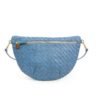 Grande Fanny Woven Zig Zag in Desert Blue