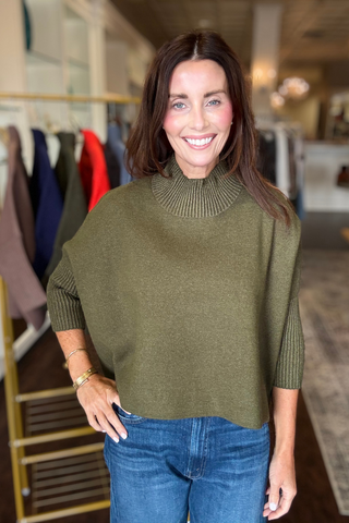 Aja Sweater - Olive - O/S