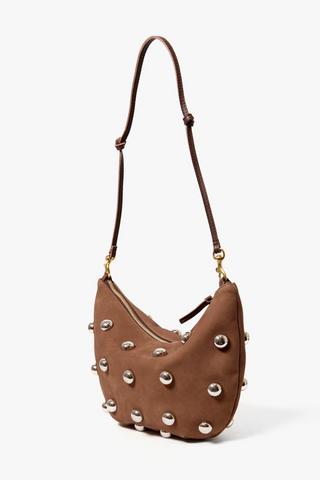 Lune Smooth Nubuck w/ Studs in Choco Bar