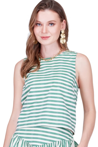 Kelli Sleeveless Stripe Top