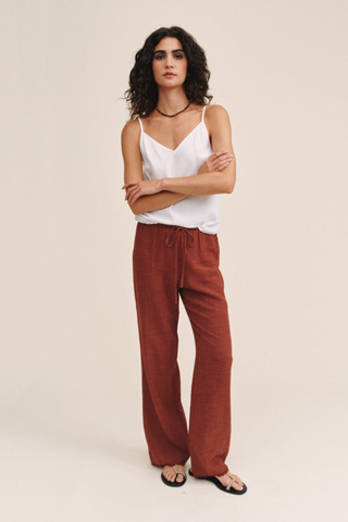 Fray Hem Beach Pant