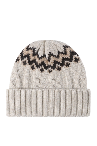 Contrast Color Twist Beanie