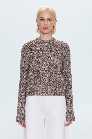 Quinn Shrunken Fisherman Sweater