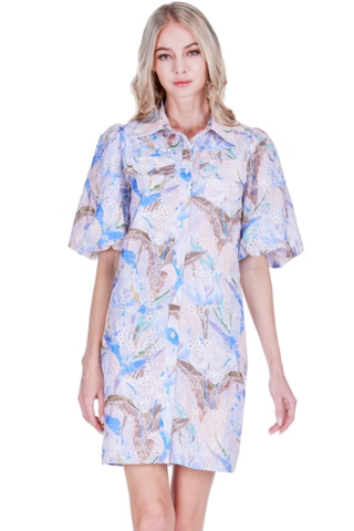 Vintage Mist Shirtdress