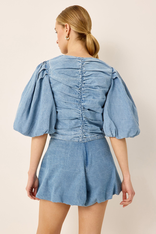 Rowan Top In Lightwash