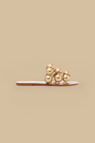 Gold Color Beads Sandal