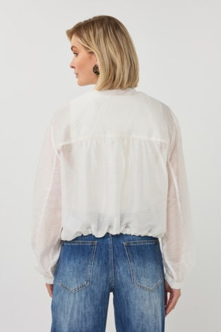 Whisper Linen Track Jacket