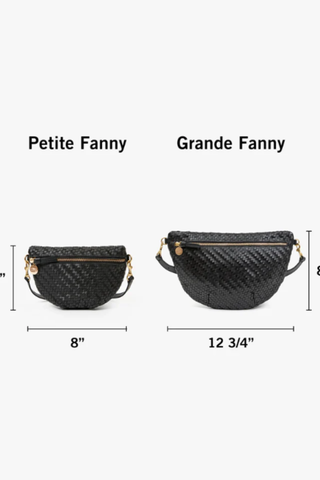 Petite Fanny - Woven Zig Zag- Black