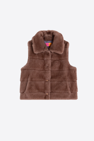 Hazel Faux Fur Vest