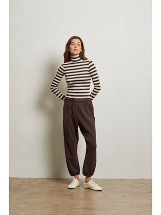 Johnny French Terry Easy Sweatpant in Cocoa Powder