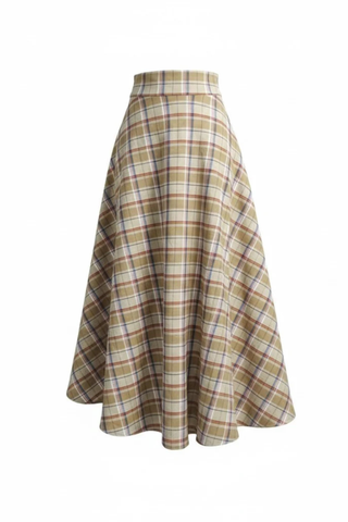 Gigi Plaid Wrap Skirt