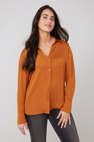 Bronzed Bliss Button Up