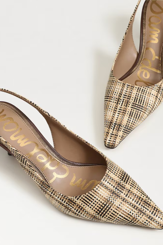 Bianka Slingback in Natural Raffia