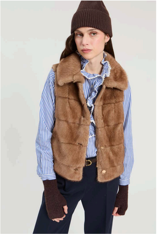 Hazel Faux Fur Vest