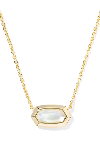 Elisa Bezel Short Pendant