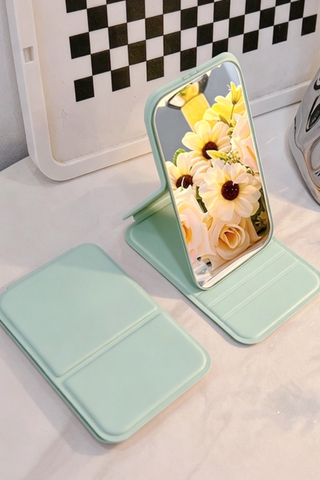 Portable Makeup Mirror  - Teal