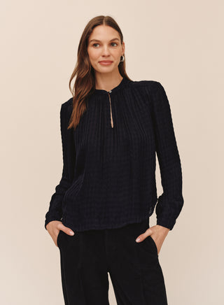 Pointelle Fairisle Hoodie