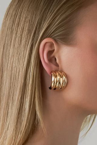 Cancale Geometric Tassel Drop Earrings