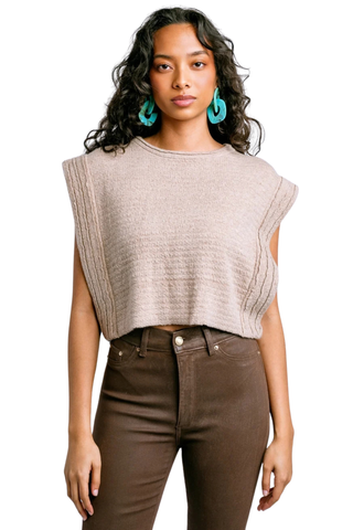 Imogen Top In Light Taupe