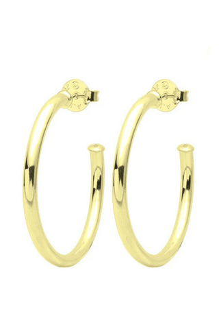 Small Everybody's Fave Hoop in Shiny 18K Gold