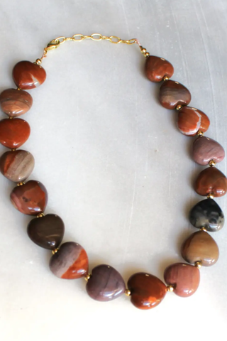 Wild Heart Beaded Necklace