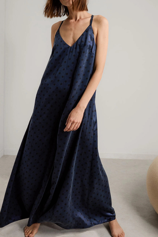 Washable Silk Elastic Strap Jumpsuit