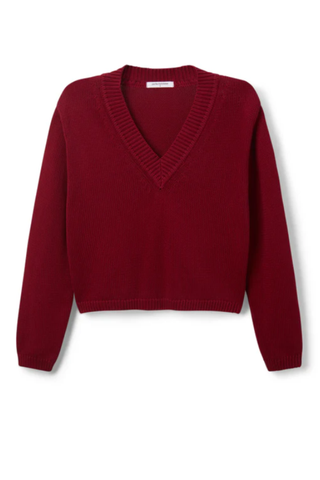 Addie Oversized V Neck Sweater