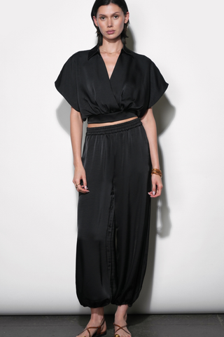 Ophelia Elastic Waist Balloon Pant