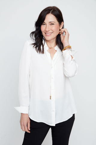 Lux Silky Button Up