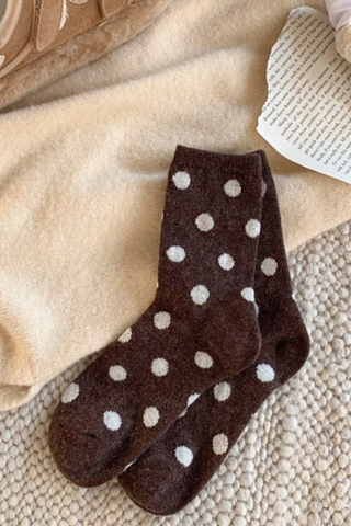 Thicken Polka Dot Socks