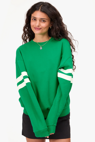 Varsity Sweatshirt in Green