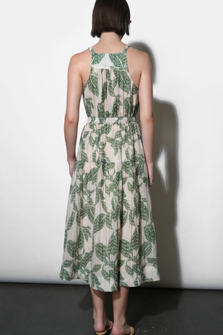 Veneria Halter Midi Dress