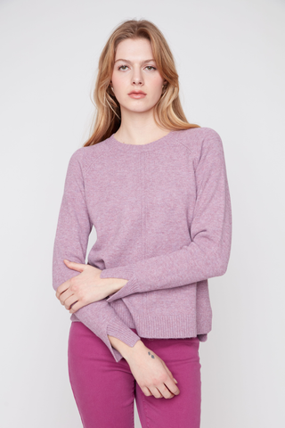Brushed Fig Sweater
