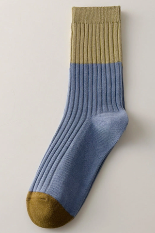 Striped Color Block Socks