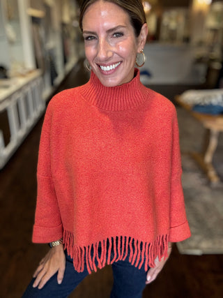Sachi Aja Sweater In Tangerine