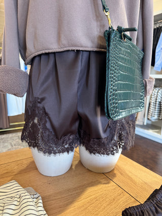 Lace Trim Boxer Shorts