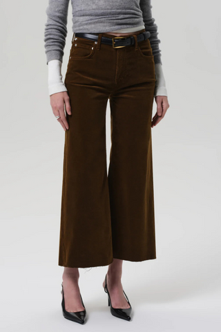 Lyra Wide Leg Crop Corduroy