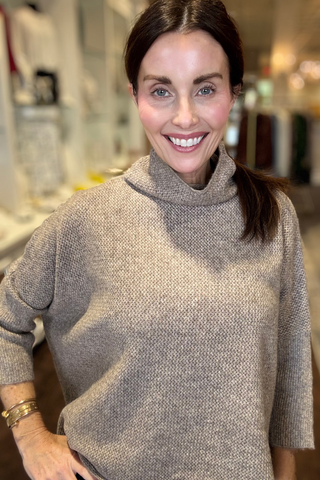 Aja London Sweater in Taupe