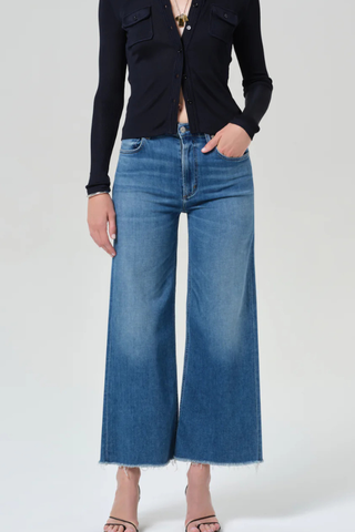 Lyra Wide Leg Crop in Verve