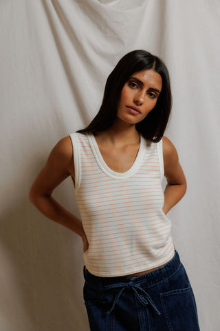Kendra - brushed sweater tank top