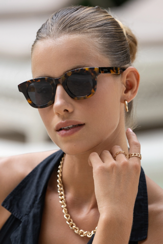 Atlas Acetate Rectangular Sunglasses