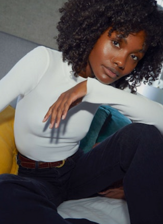 Gina Slim Mock Neck