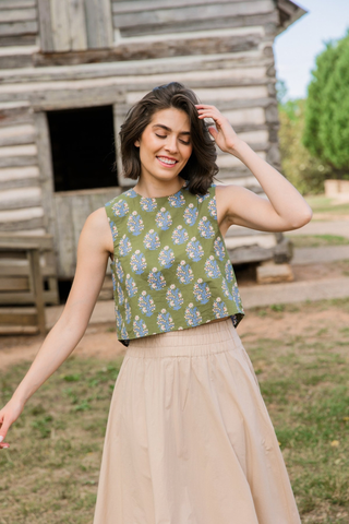 Verdant Crop Top