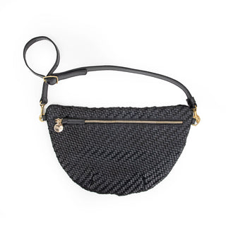 Grande Zig Zag Woven Black Fanny
