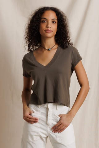 Alanis Tee In Dark Olive