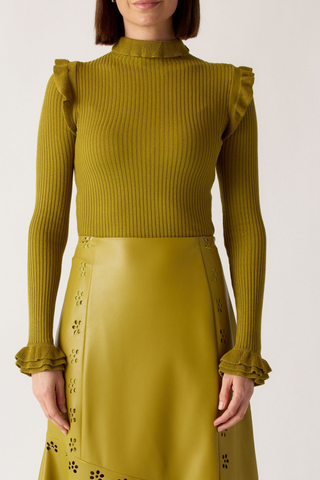 Tinley Turtleneck In Willow