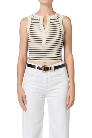 Caralyn Tank In Quartz Stripe