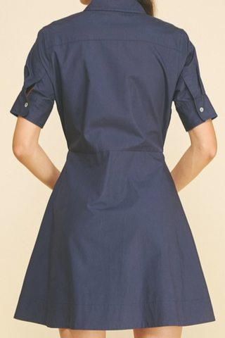 Oxford Bound Mini Dress