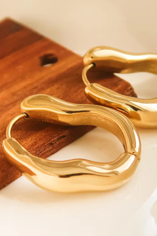 Darcy Oval Hoop Earring