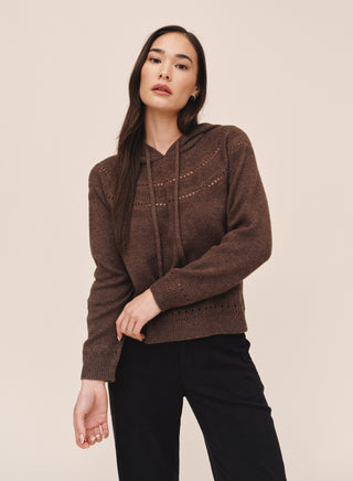 Long Sleeve Shirred Pullover